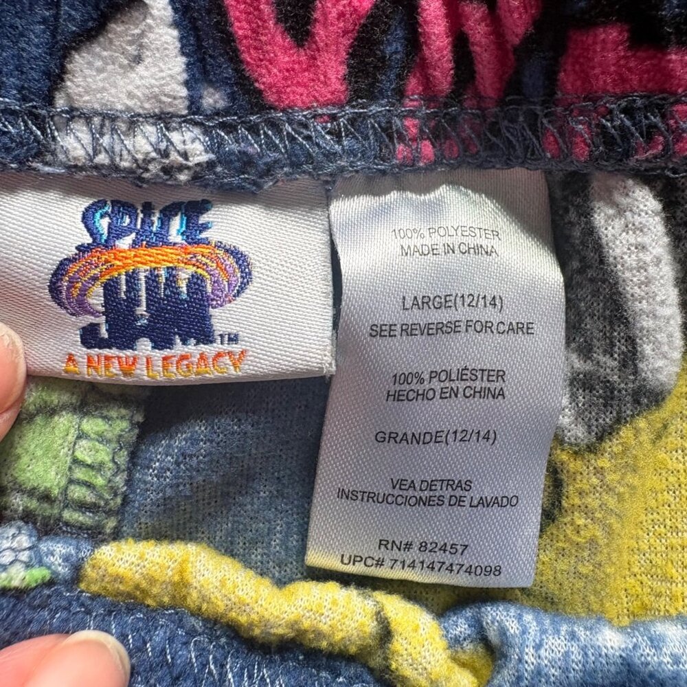 Whimsical Space Jam & Disney Nostalgic Loungewear Comfy Pants Set  L 12/14 - Picture 3 of 16
